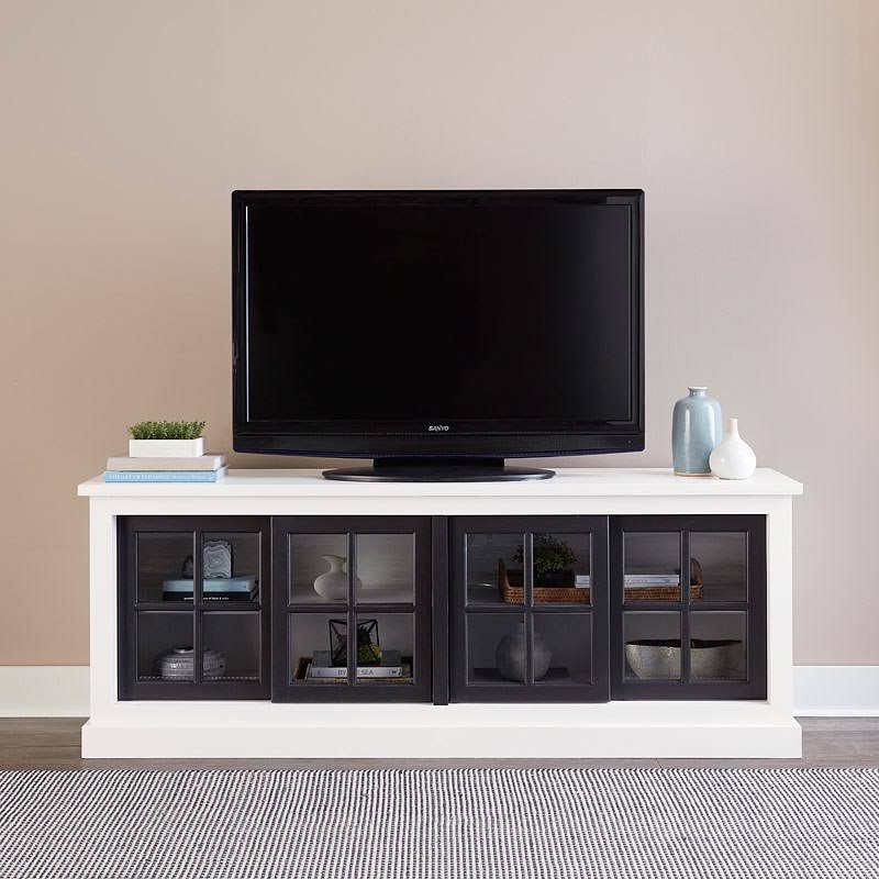 Black 74 inch Console X75986