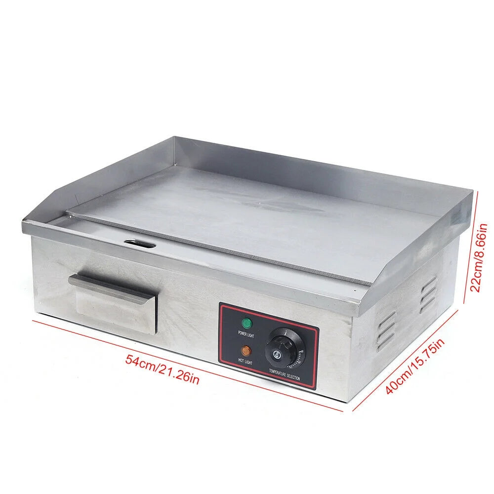 3000W Commercial Electric Countertop Griddle A972358