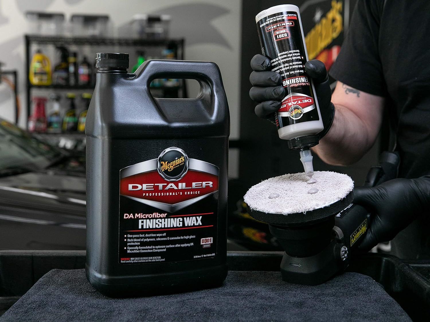 DA Microfiber Finishing Wax - 1 Gallon Pack of 2 P48388
