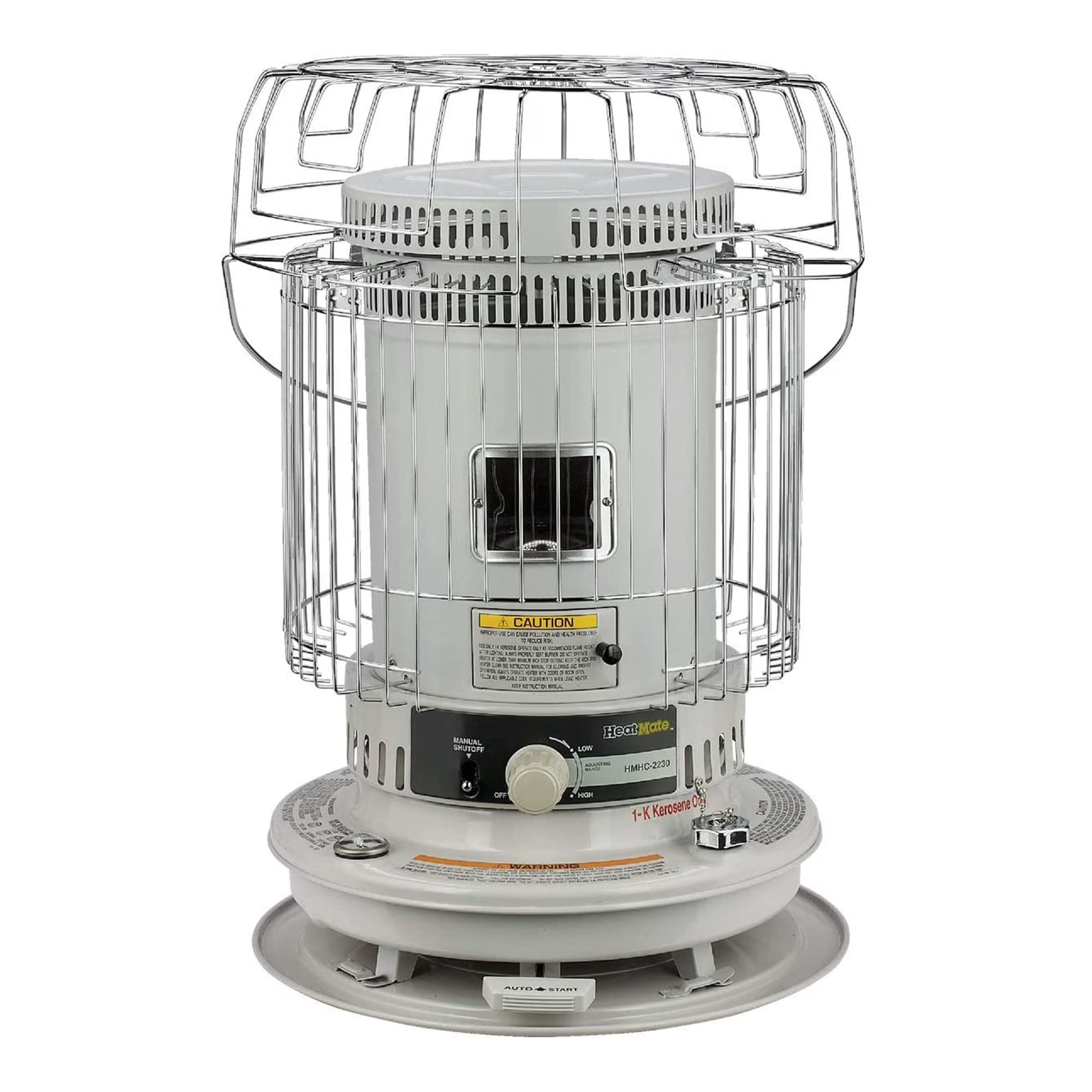 White Portable Convection Kerosene Heater A447