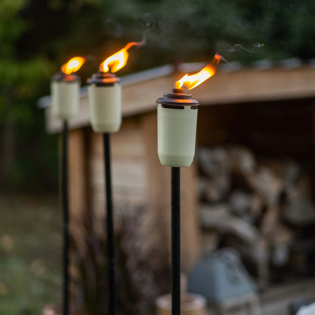 2-Pack 65 inch Metal White Torches I934
