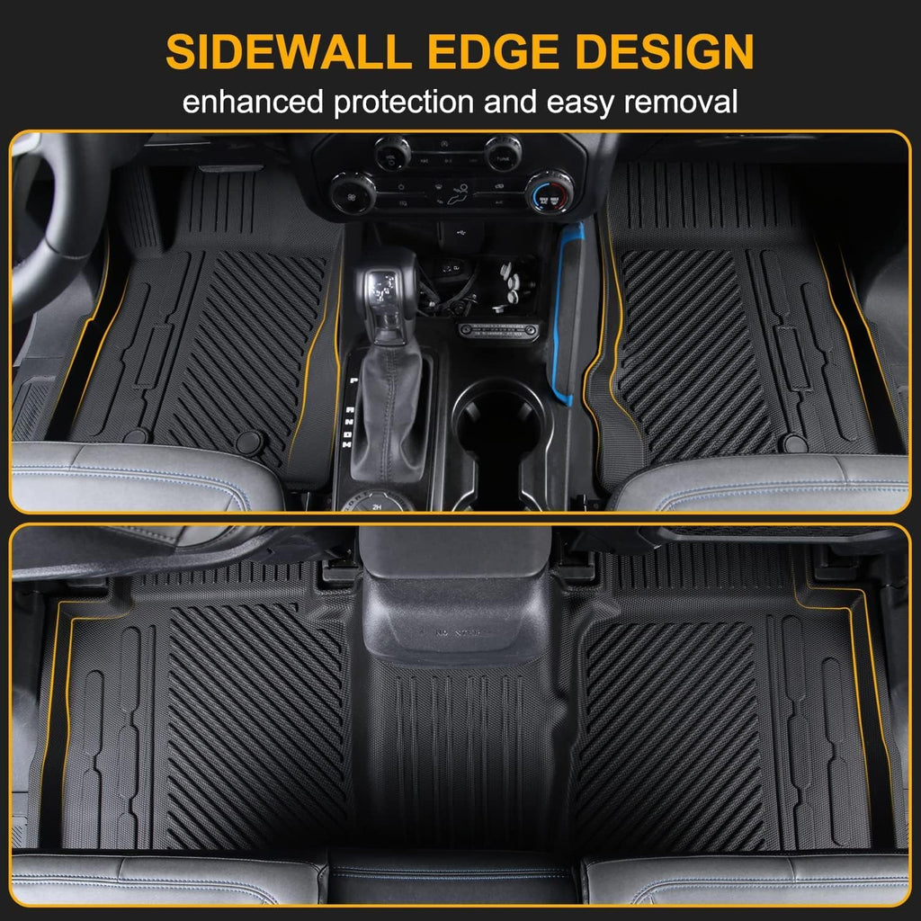 Cargo Liner for Ford Bronco 4-Door All Weather Cargo Mat W3358