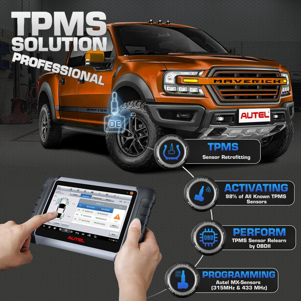 Bi-Directional Diagnostic Scan Tool with TPMS Sensors G223