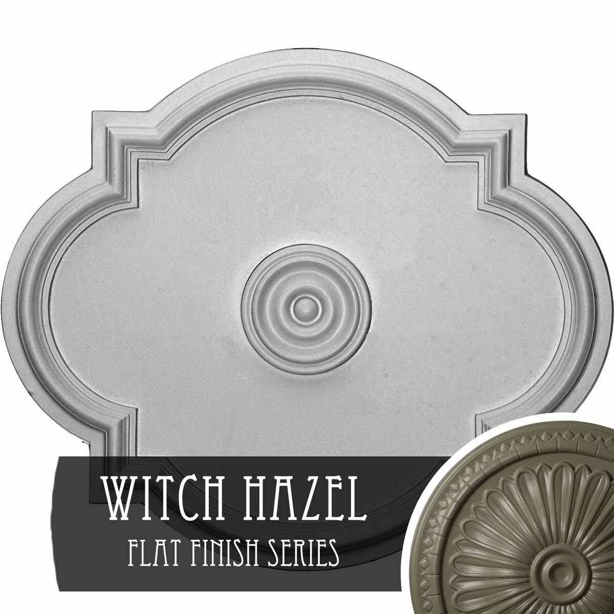24x22W x 20 1/2x22H x 1 1/8x22P Hand-Painted Ceiling Medallion K87747