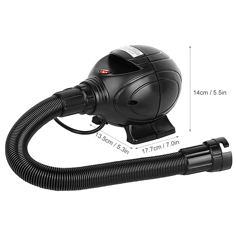Portable 800W Electric Air Pump Inflator Deflator with 3 Nozzles P85309
