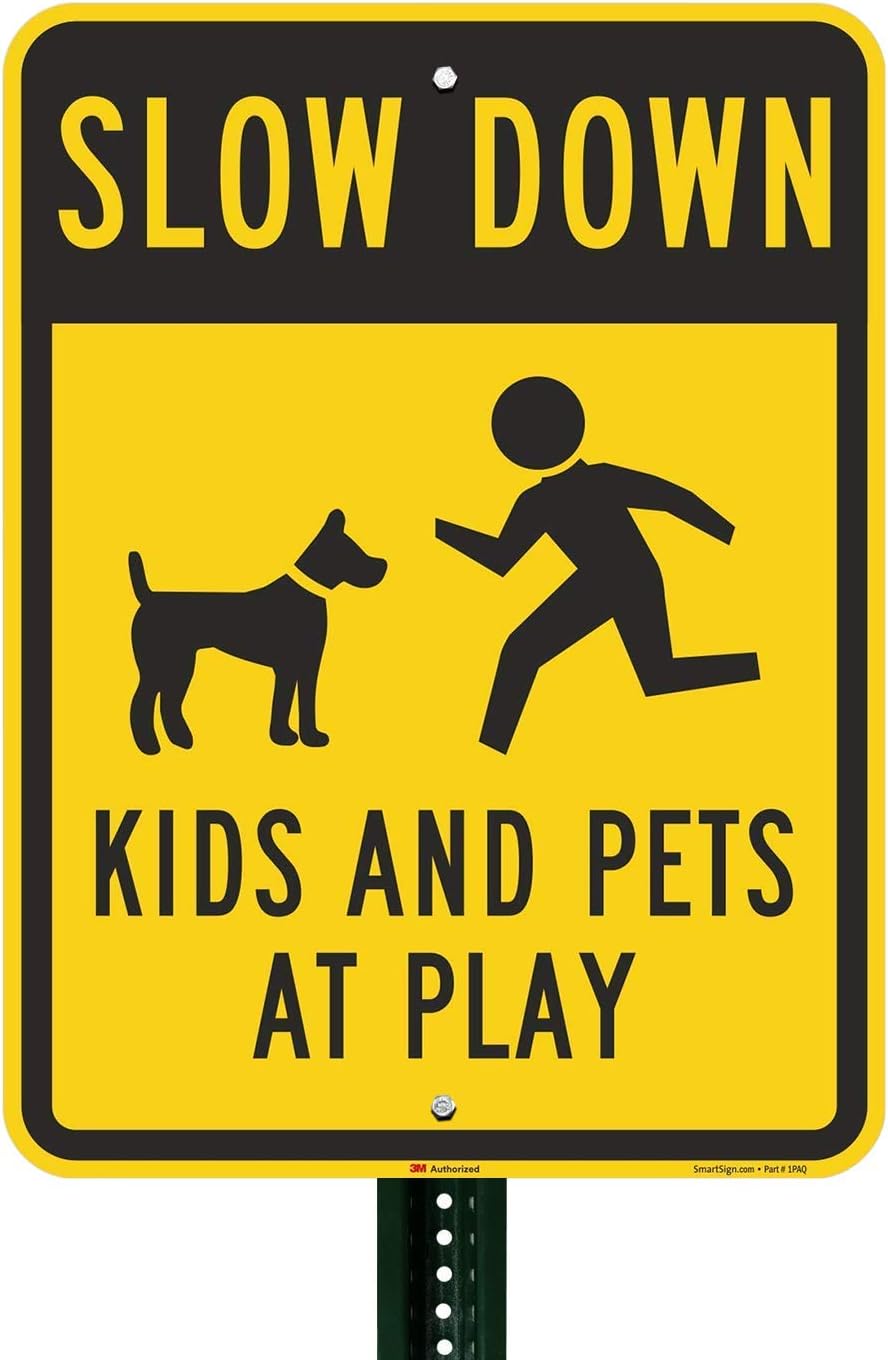 18" x 24" Reflective Aluminum Sign Pack of 2 B4785