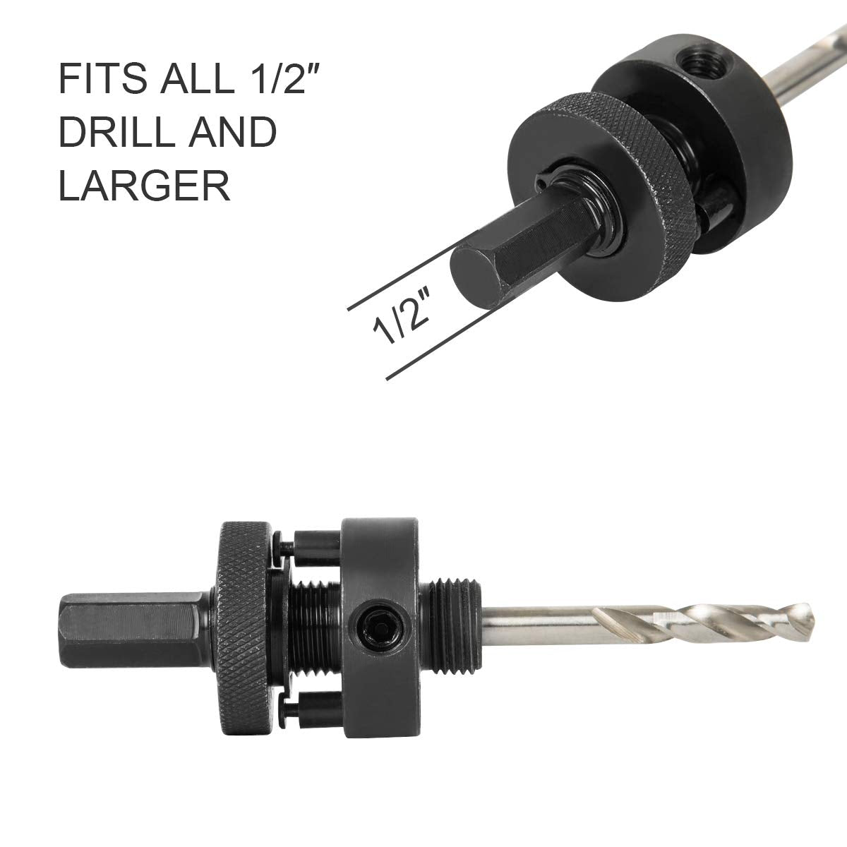 Carbide Grit Hole Saw for Drywall Ceiling, Pack of 2 X677