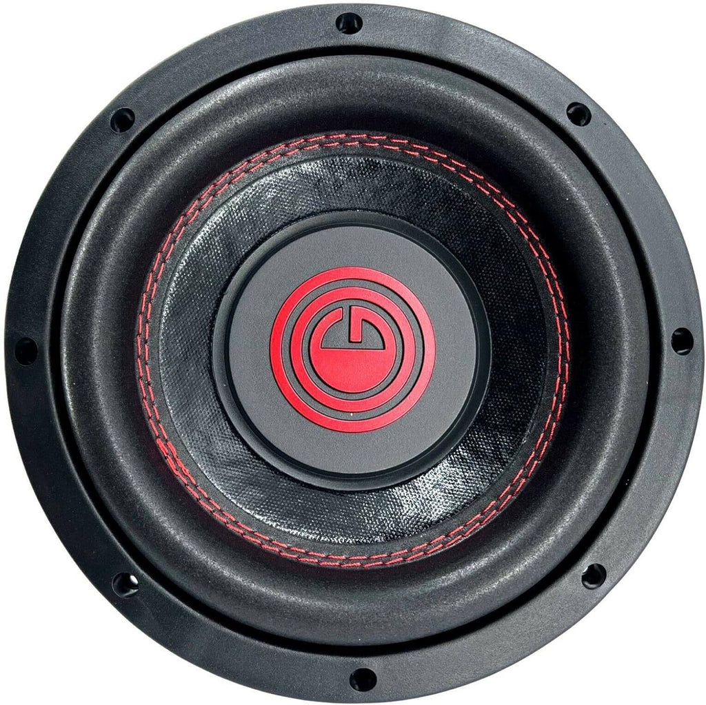 1x 8 Inch 1000 Watt Car Audio Subwoofer 4 Ohm DVC Dual Voice Coil Pack of 2 L8386