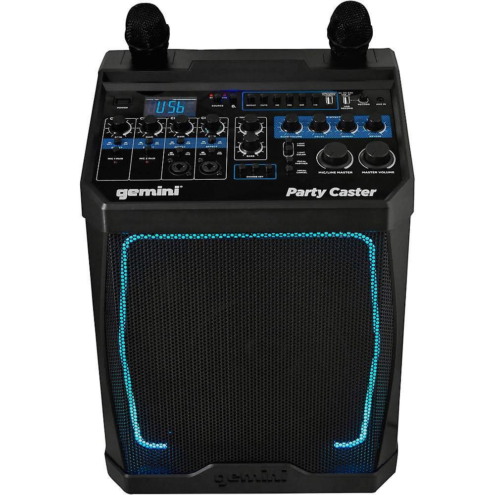 Karaoke System with Dual Handheld Wireless Microphones O8360