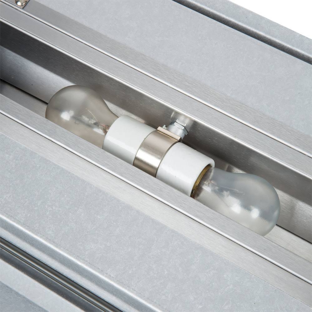 24" High Wattage Lighted Calrod Double Food Warmer with Toggle Controls Z91652
