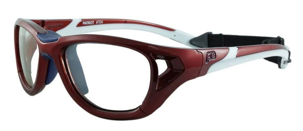 Shiny Crimson/White Single-vision Anti-Glare C25093