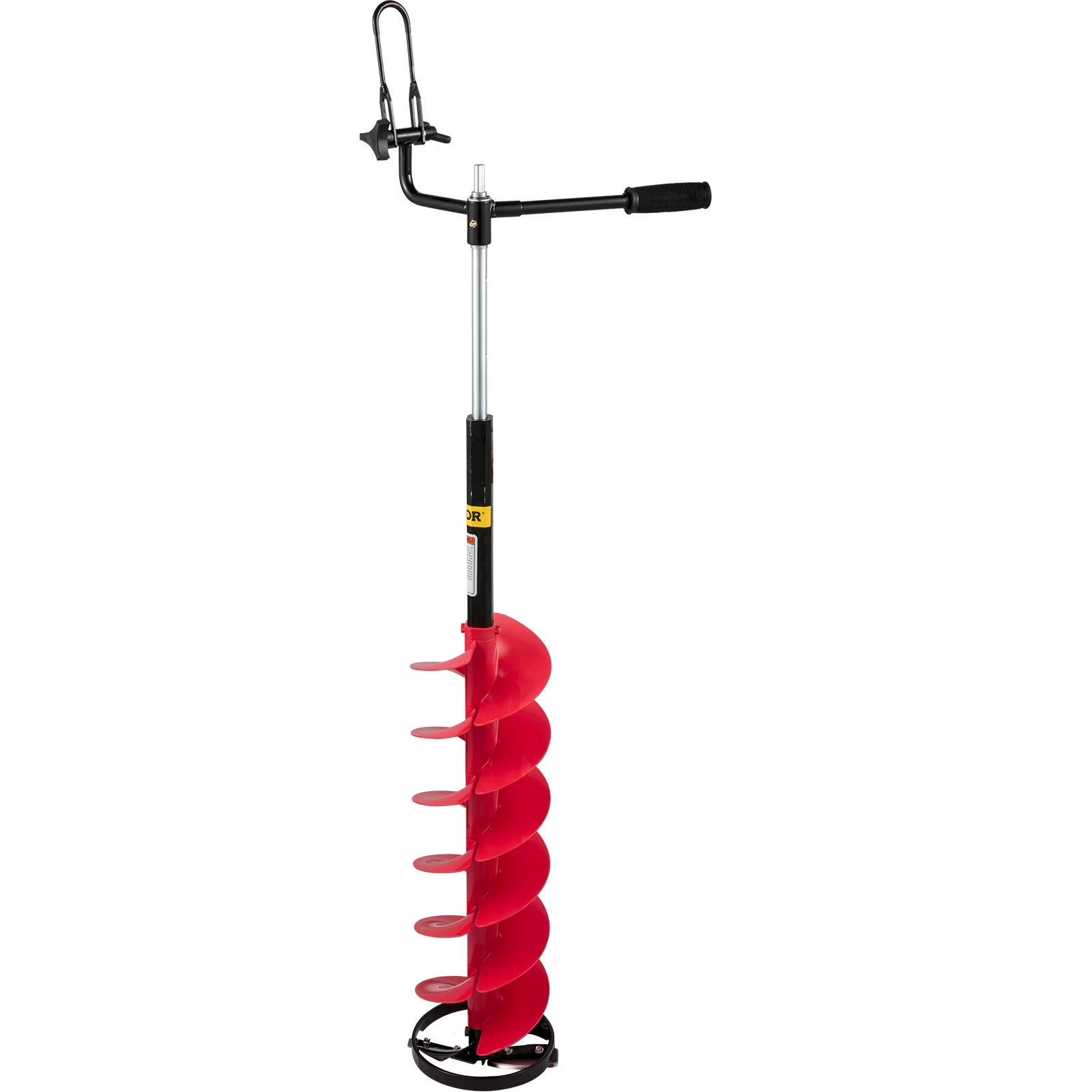8'' Ice Drill Auger with Nylon Bit and Rubber Handle B124225