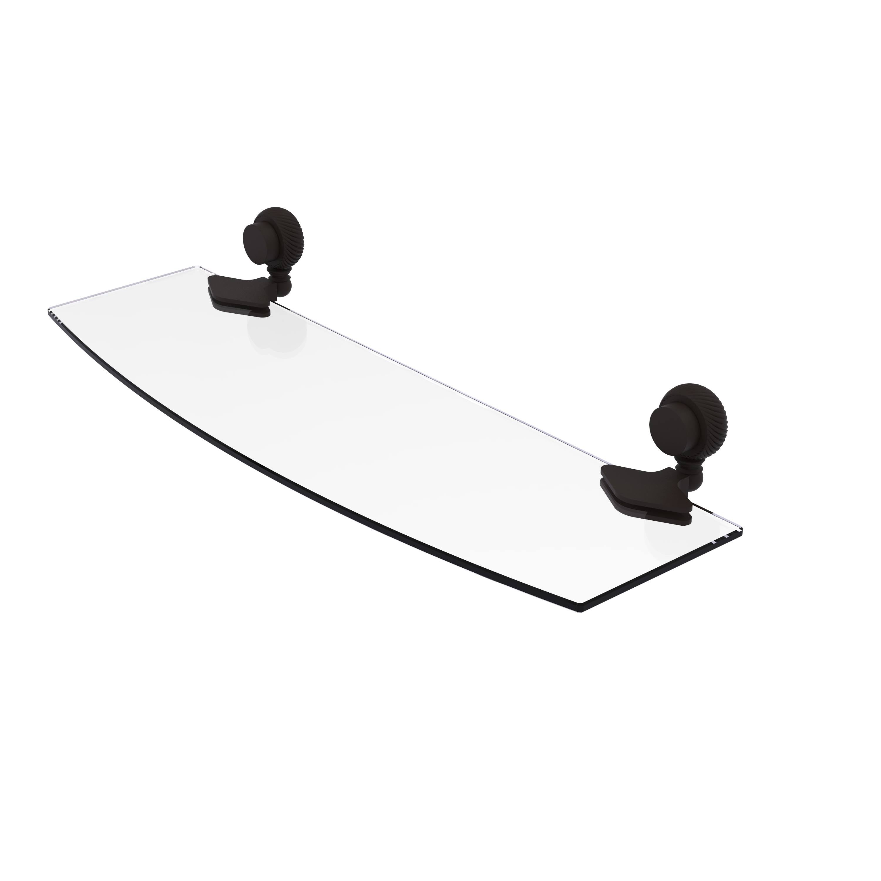 18 in. Glass Shelf Oil Rubbed Bronze O64683