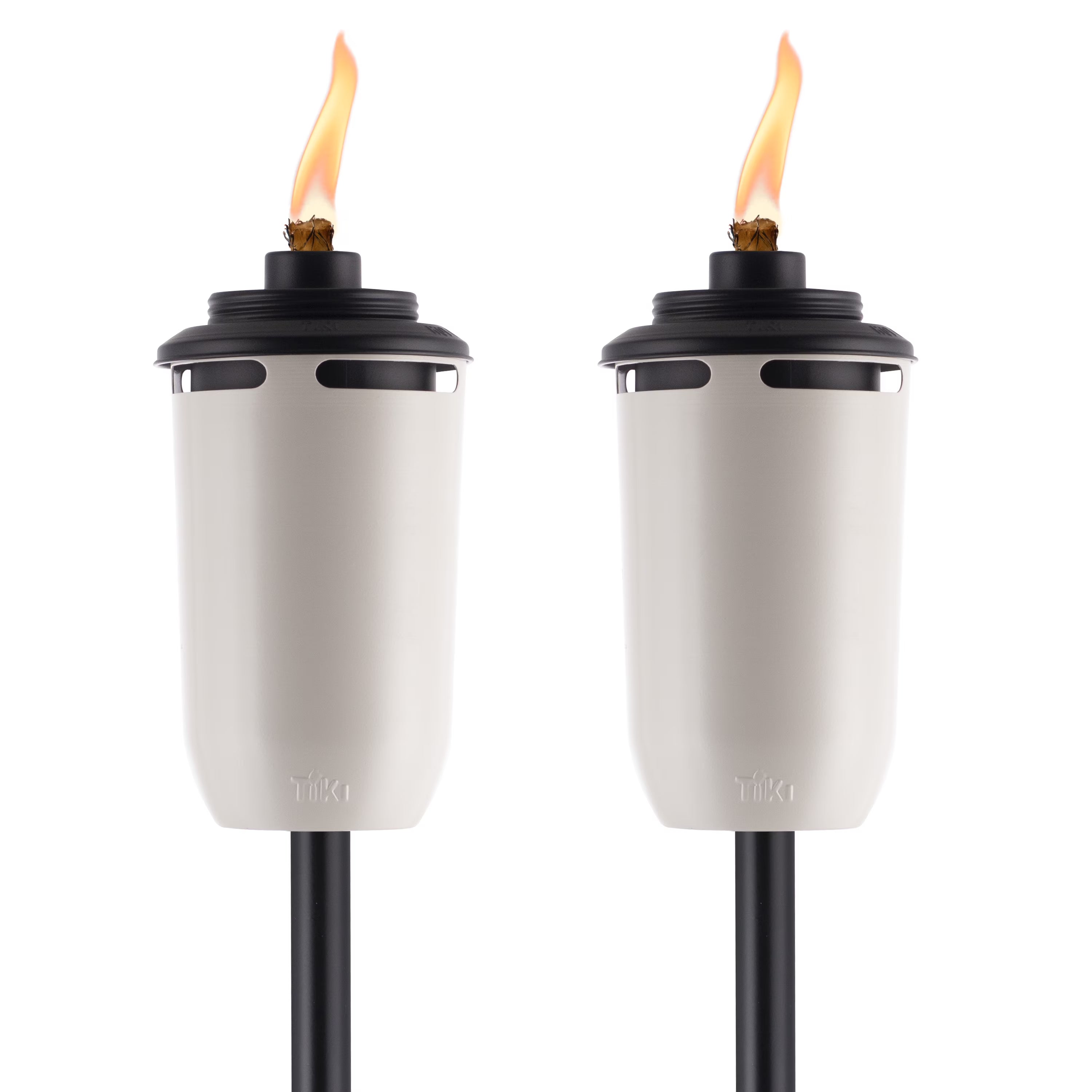 2-Pack 65 inch Metal White Torches I934