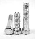 3/8x22-16 x 2 1/2x22 (PT) Coarse Thread Grade 5 Hex Cap Screw (Bolt) - USA Medium Carbon Steel Zinc Plated Pk 400 M707