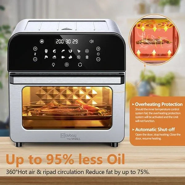 12QT 12-in-1 Air Fryer Convection Oven with Accessories R17676