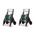 175' Resin Garden Hose Reel Cart with Leader Hose (2 Pack) T994747