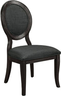 Dark Gray Side Chair Set of 2 N5152