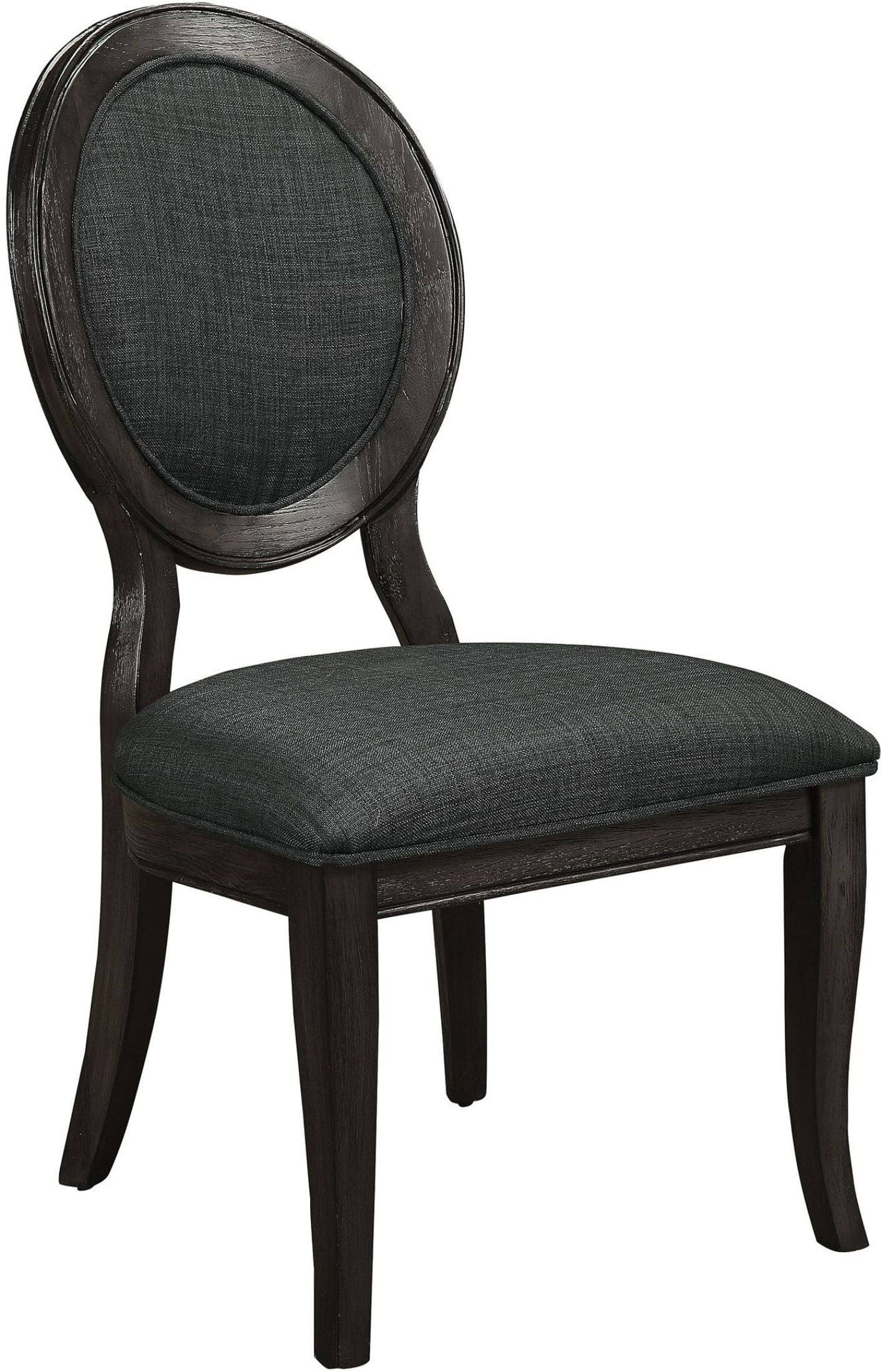 Dark Gray Side Chair Set of 2 N5152