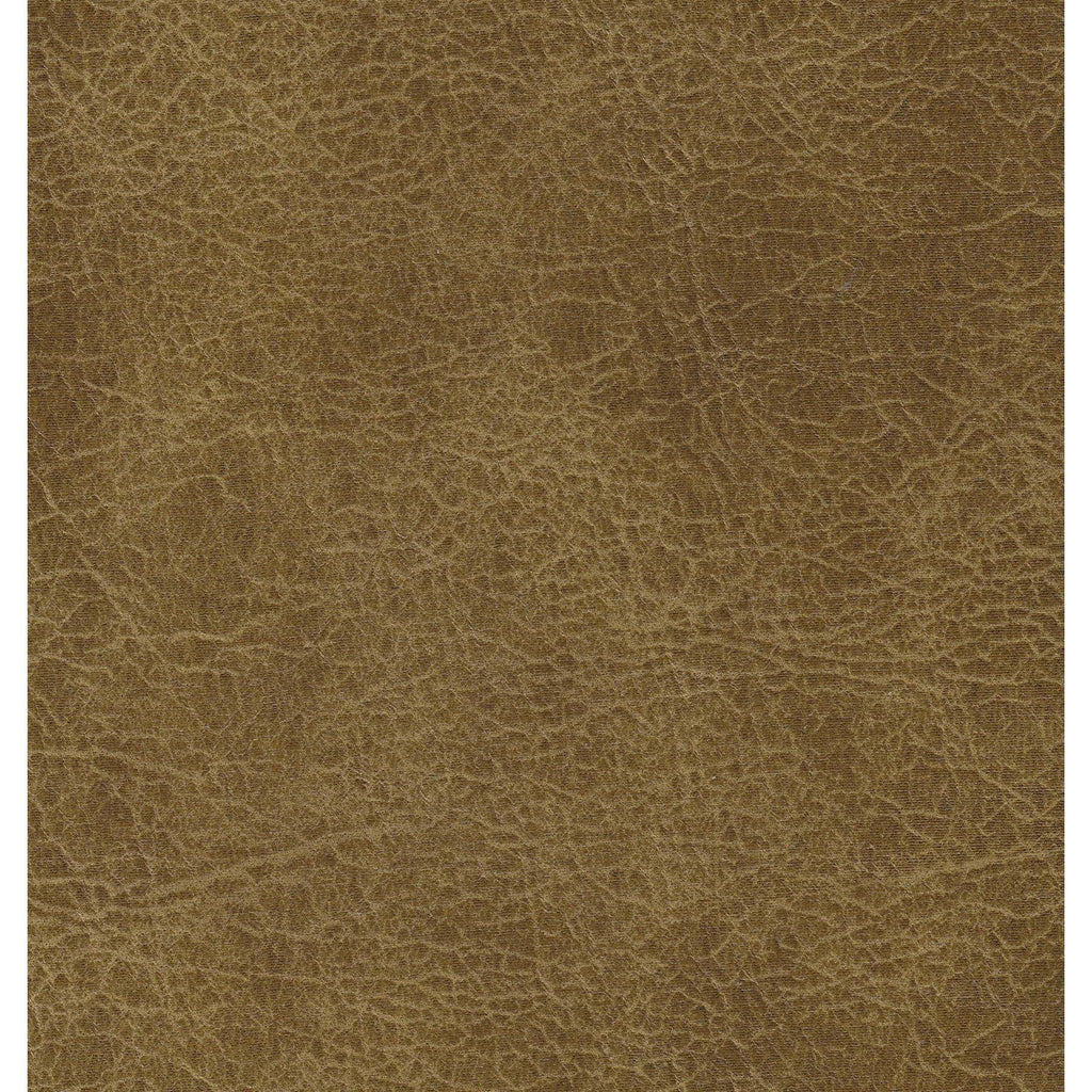 Distressed Brown Faux Leather Ottoman O4085
