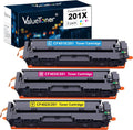Compatible Toner Cartridge 3-Pack for HP 201X 201A CF401X CF402X CF403X Color Pro MFP M277dw M252dw M277n M277c6 M252n M277 Printer (Cyan,Magenta,Yellow) U875