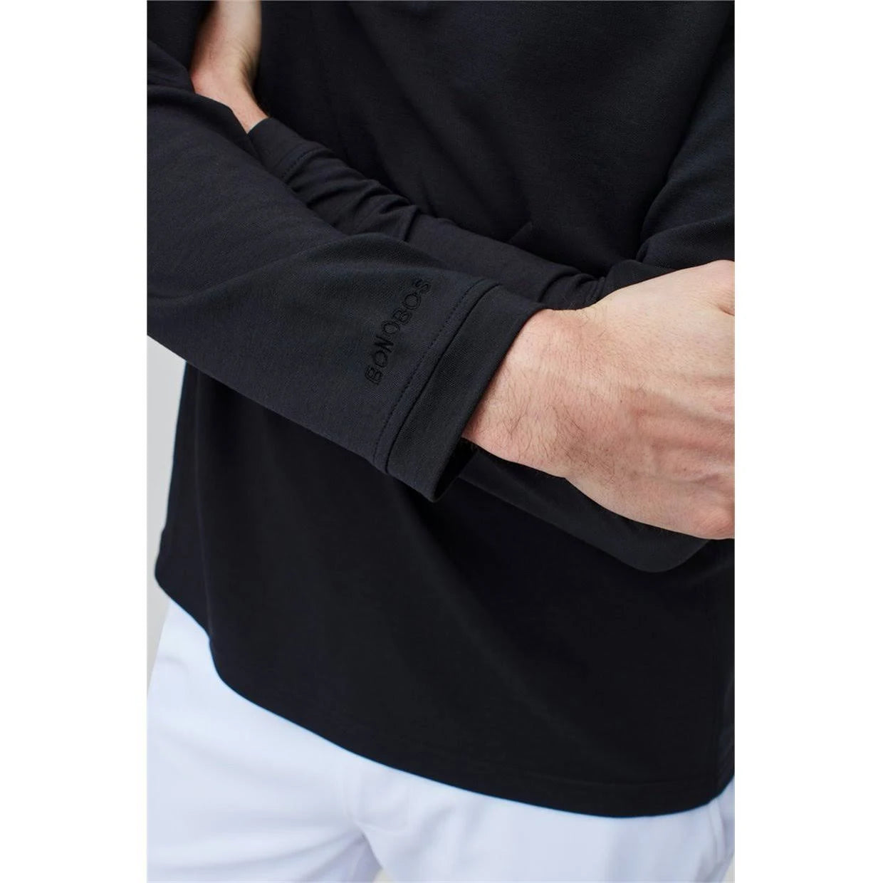 White Golf Half Zip N619