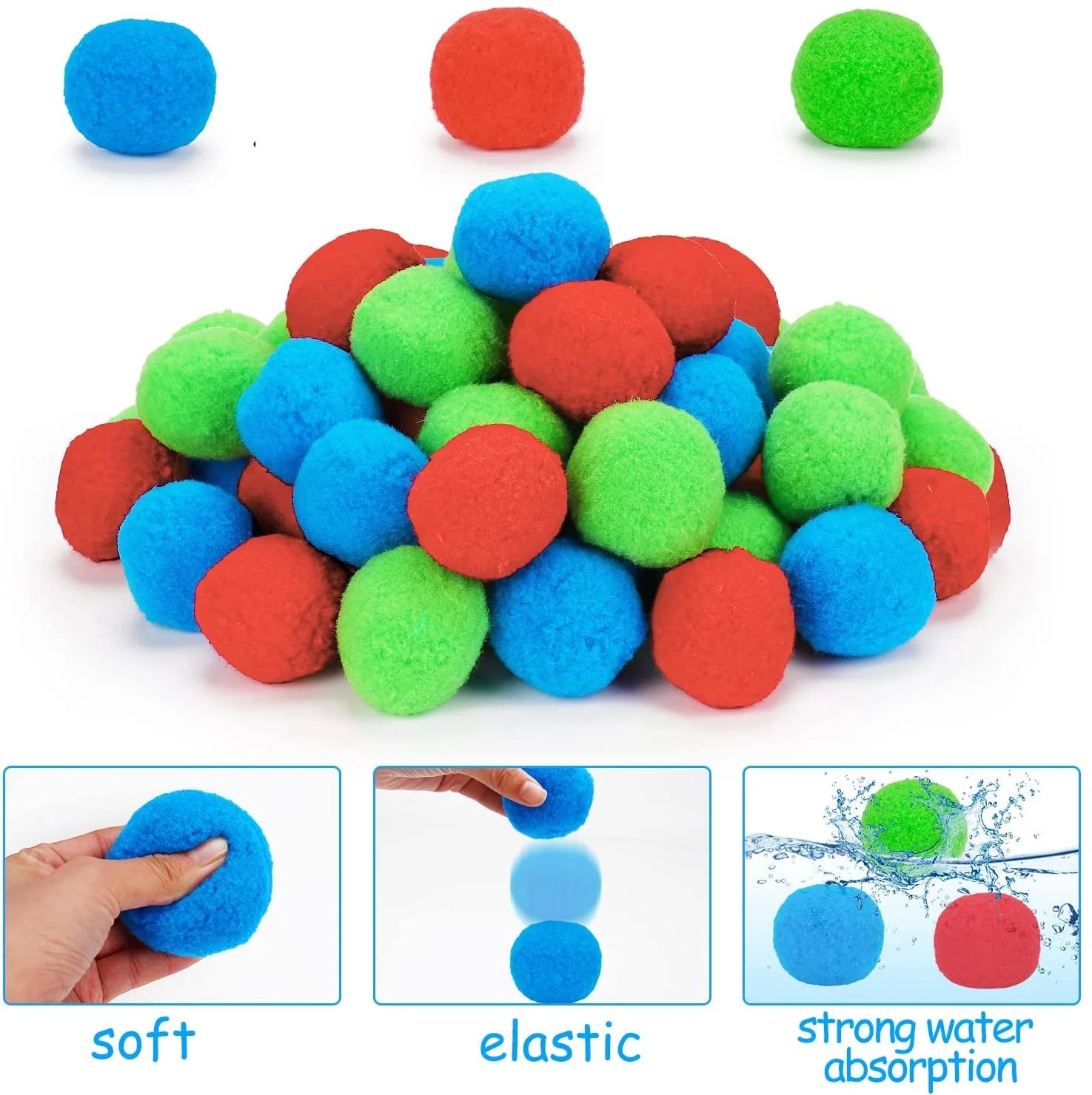 100 Reusable Water Balloons F4434