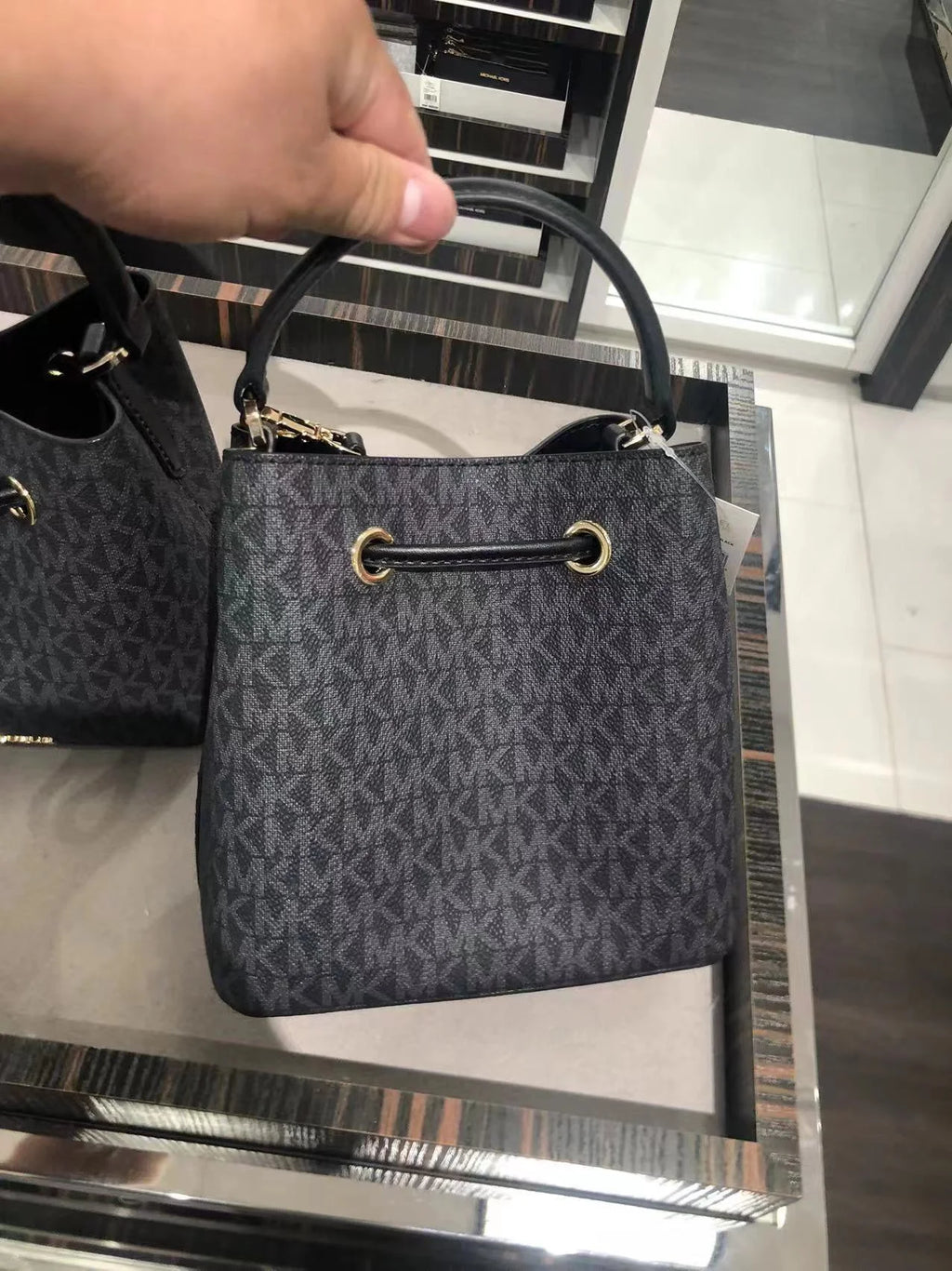 Black Small Logo Crossbody Bag M506