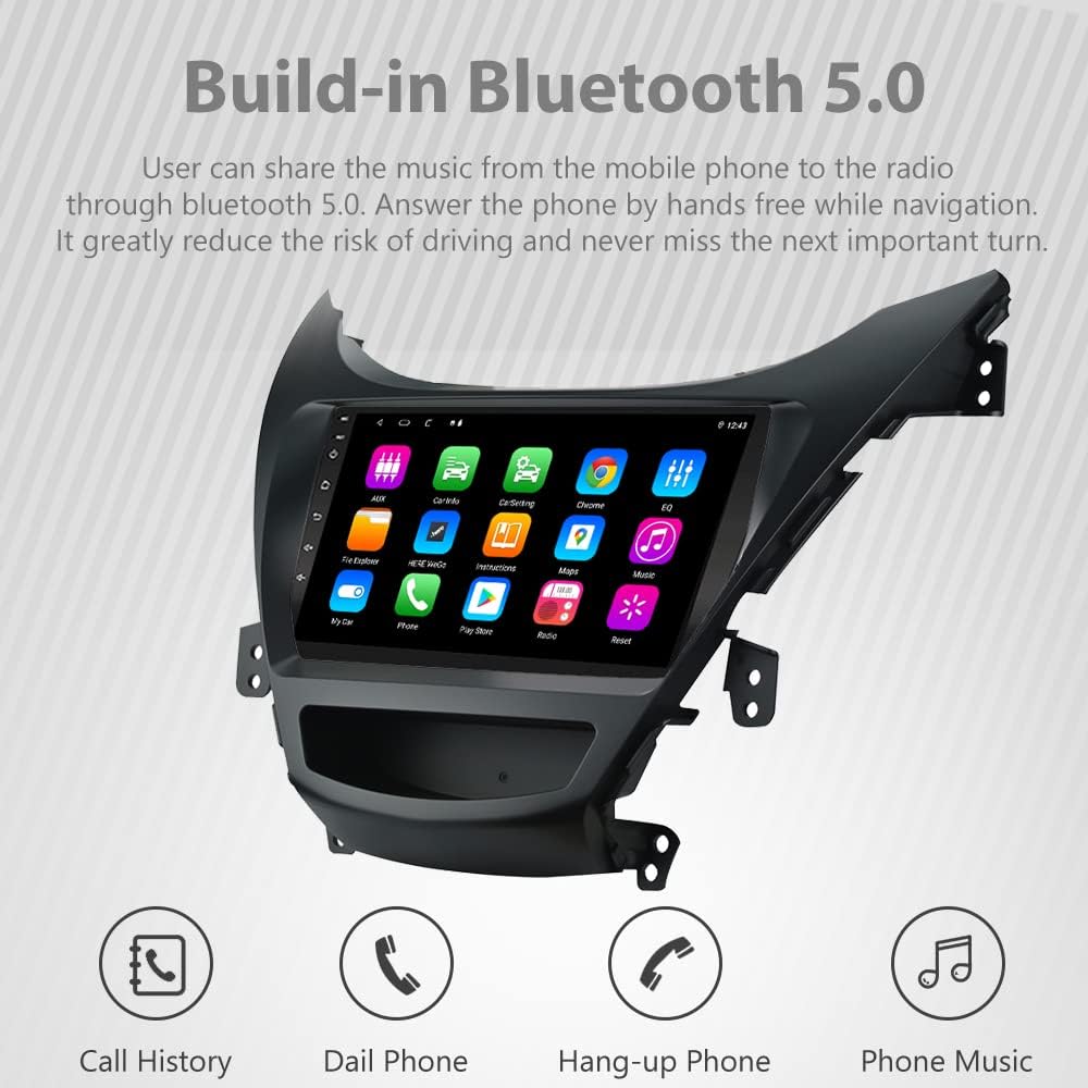 Car Radio with 9 inch High Definition Touch Screen Bluetooth USB Player O8893