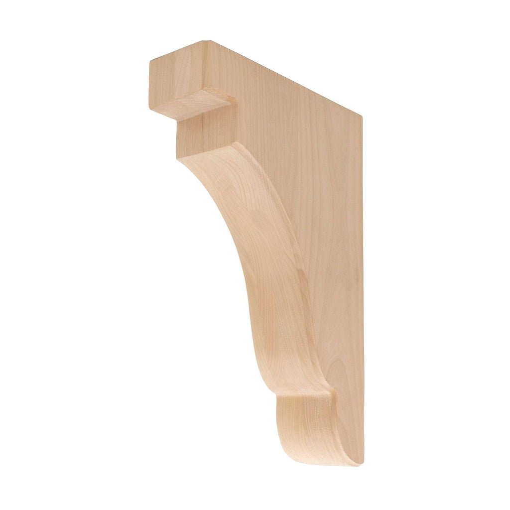 Large Plain Wood Corbel H8856