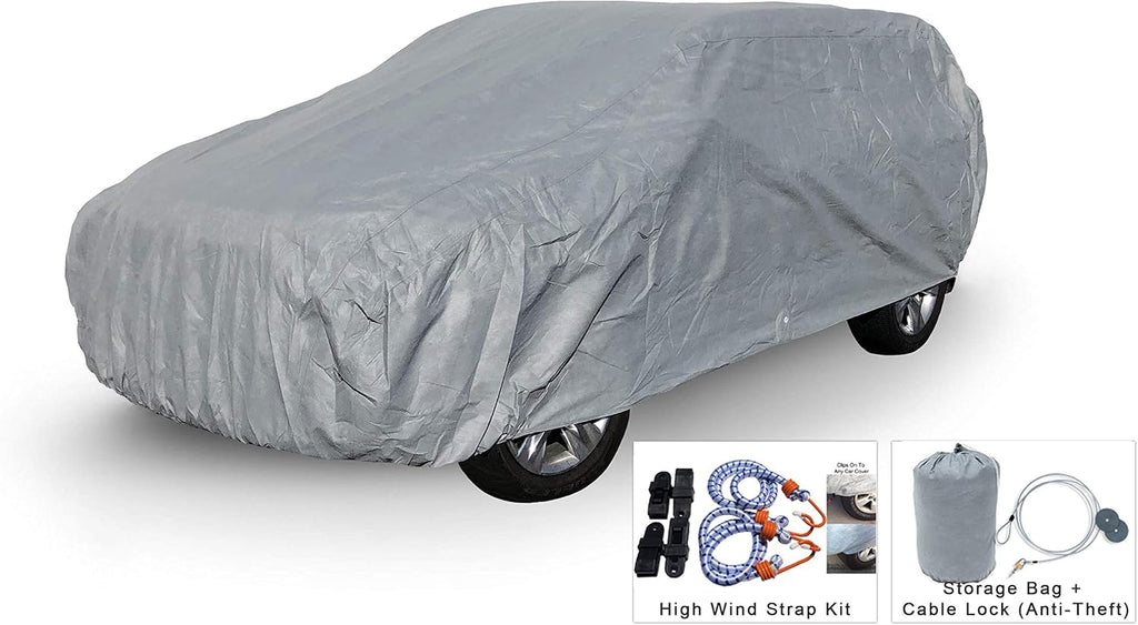 SUV Cover with Theft Cable Lock, Bag & Wind Straps M49171