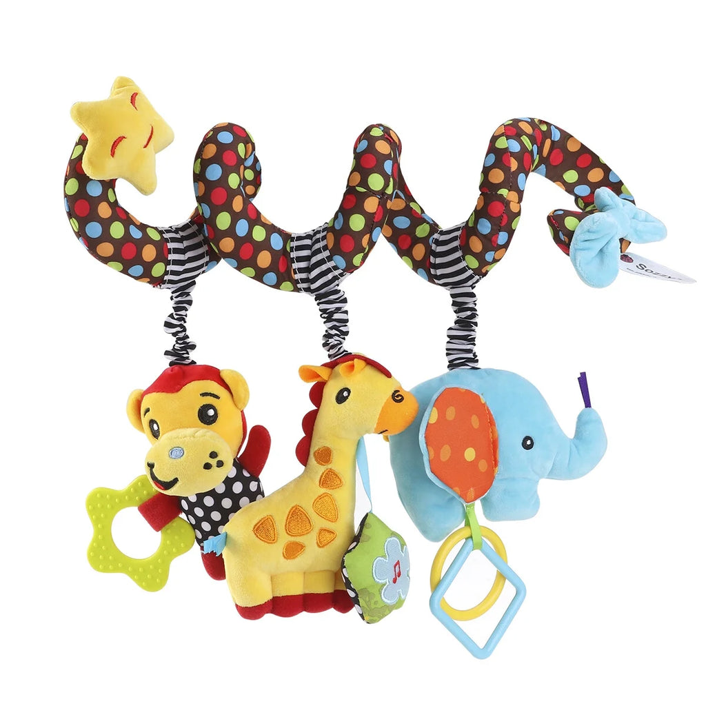 Infant Baby Activity Spiral Bed & Stroller Toy Plush Toy B40001