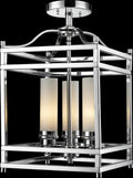 Chrome 3 Light Semi-Flush Mount M59093