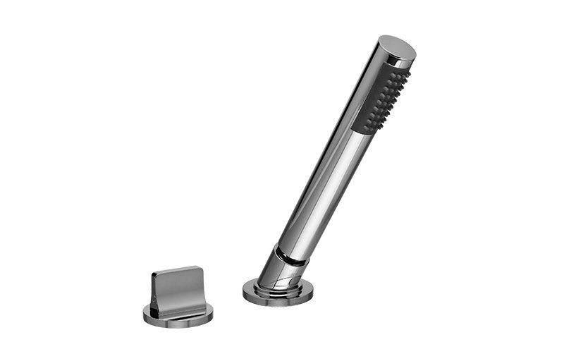 Polished Nickel Deck-Mounted Handshower and Diverter Set Trim Only N263784