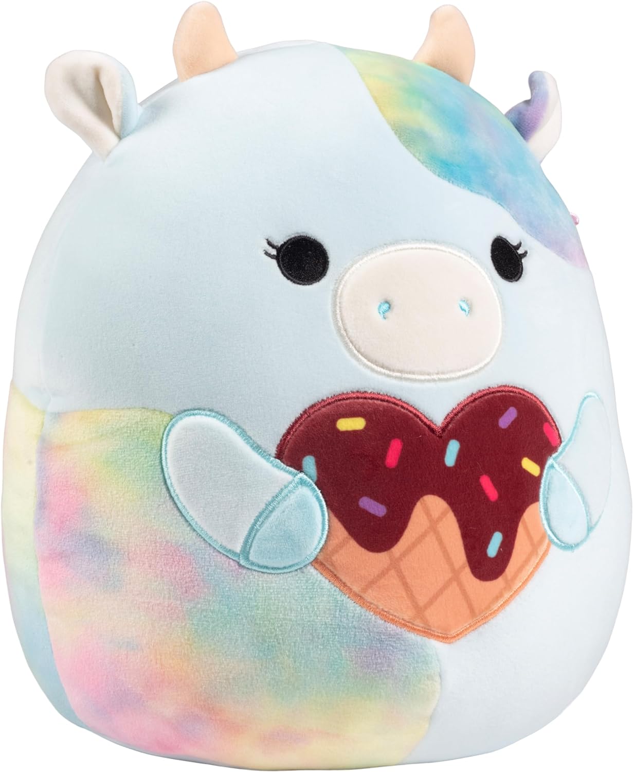 10" Blue Cow Plush Stuffed Animal Toy C53626