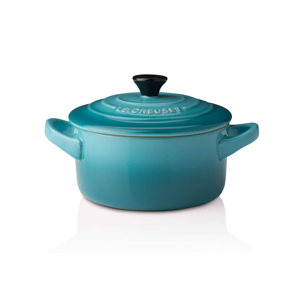 Teal Stoneware Petite Round Casserole, 0.2 L A634714