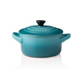 Teal Stoneware Petite Round Casserole, 0.2 L A634714