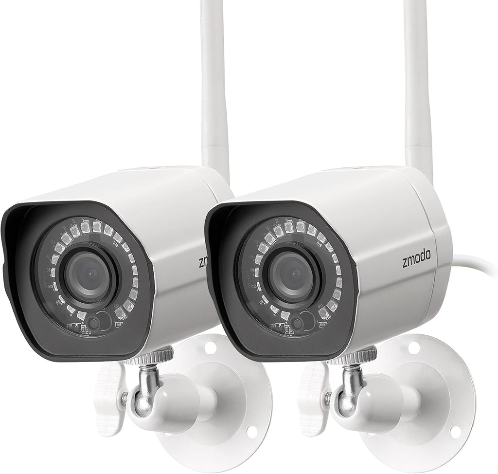 White 1080p 3 Pack Wireless Security Camera H58210