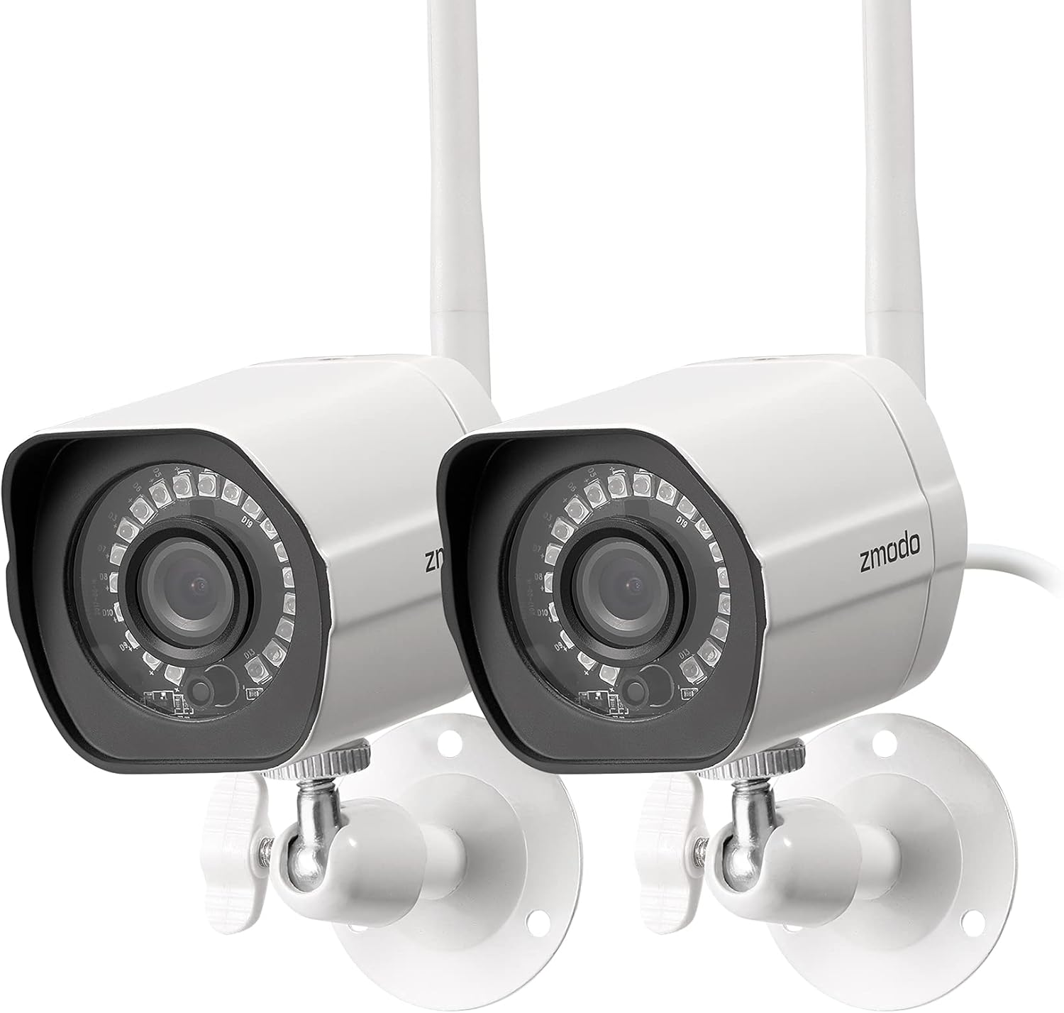 White 1080p 3 Pack Wireless Security Camera H58210