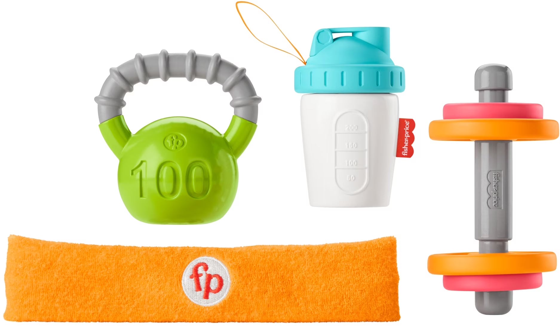 4 Piece Baby Teething & Rattle Toys Set N260