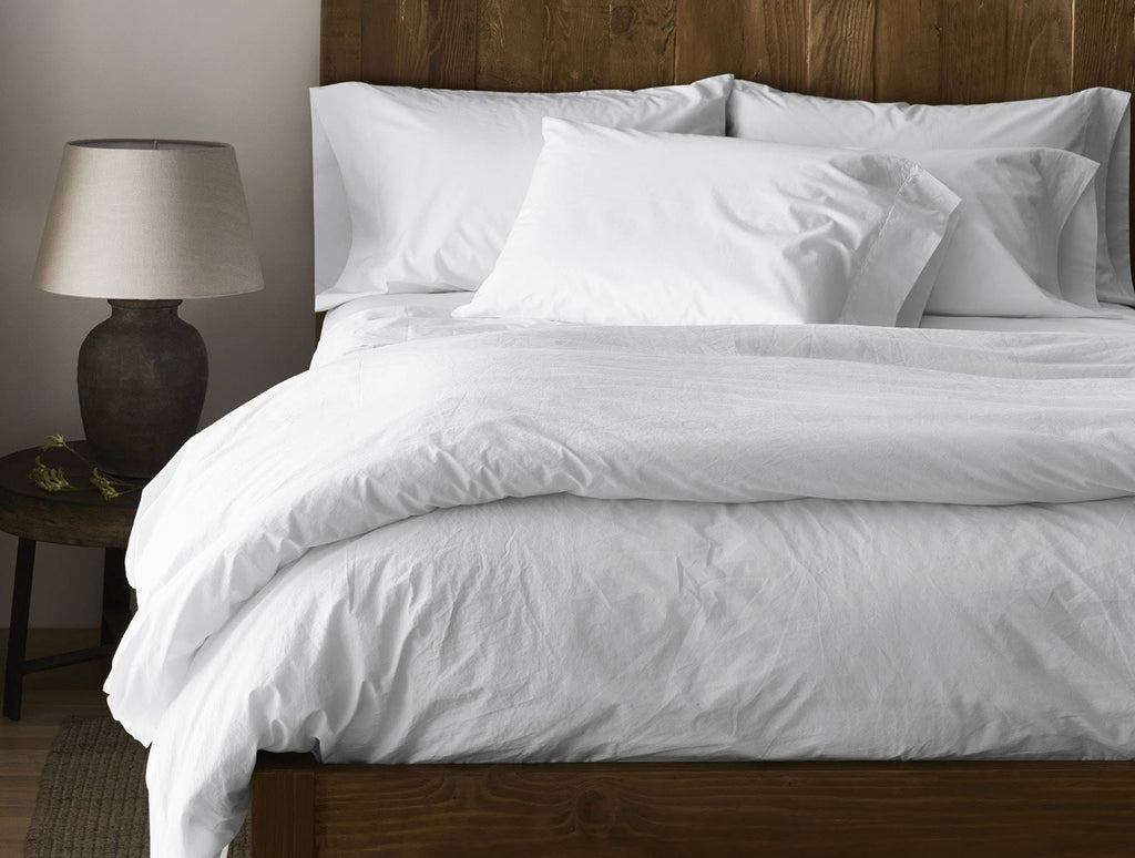300 Percale Fitted Sheet Twin Alpine White A5249