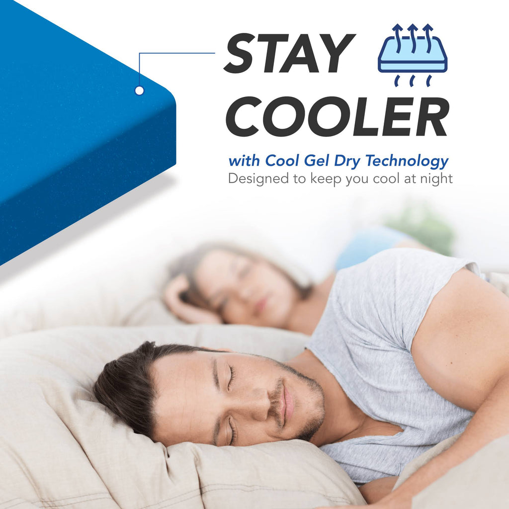 California King 12-Inch Gel Memory Foam Mattress Q625200