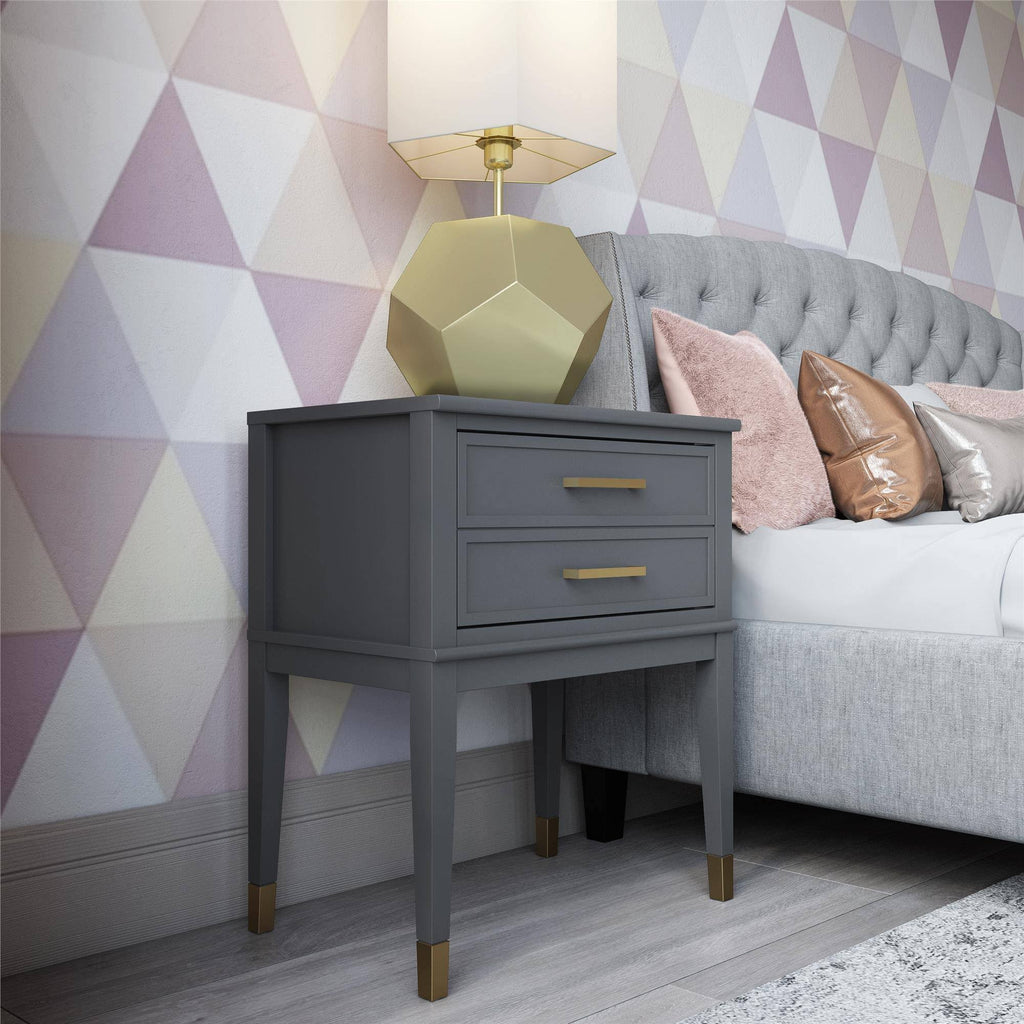 Gray End Table L829