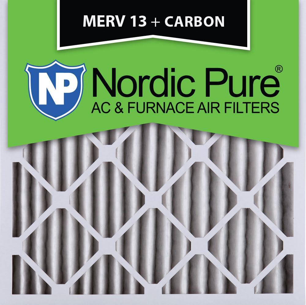 20x20x2 MERV 13 Carbon AC Furnace Air Filters Qty 12 G203663