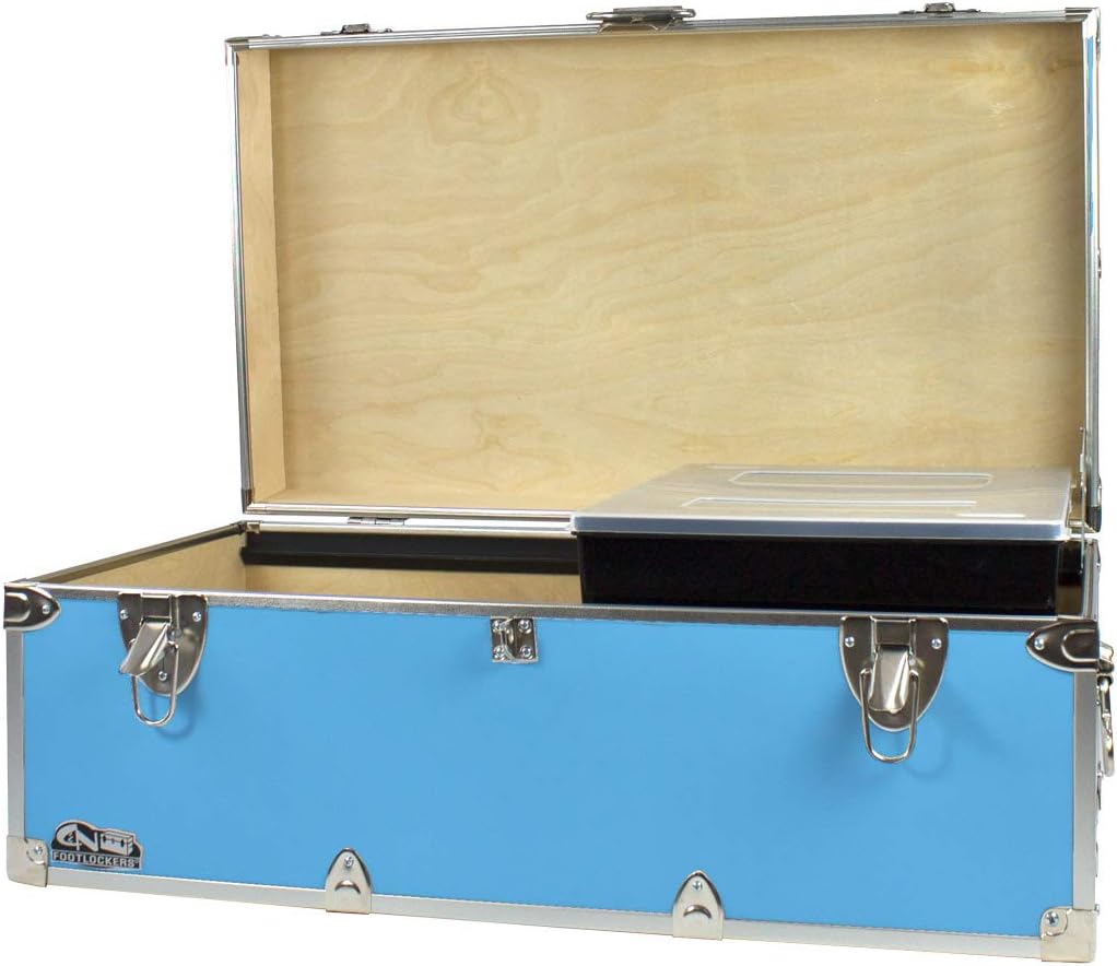 Mint Footlocker Storage Chest with Organizer Tray U999