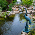 Standing Crane Fountain G7528