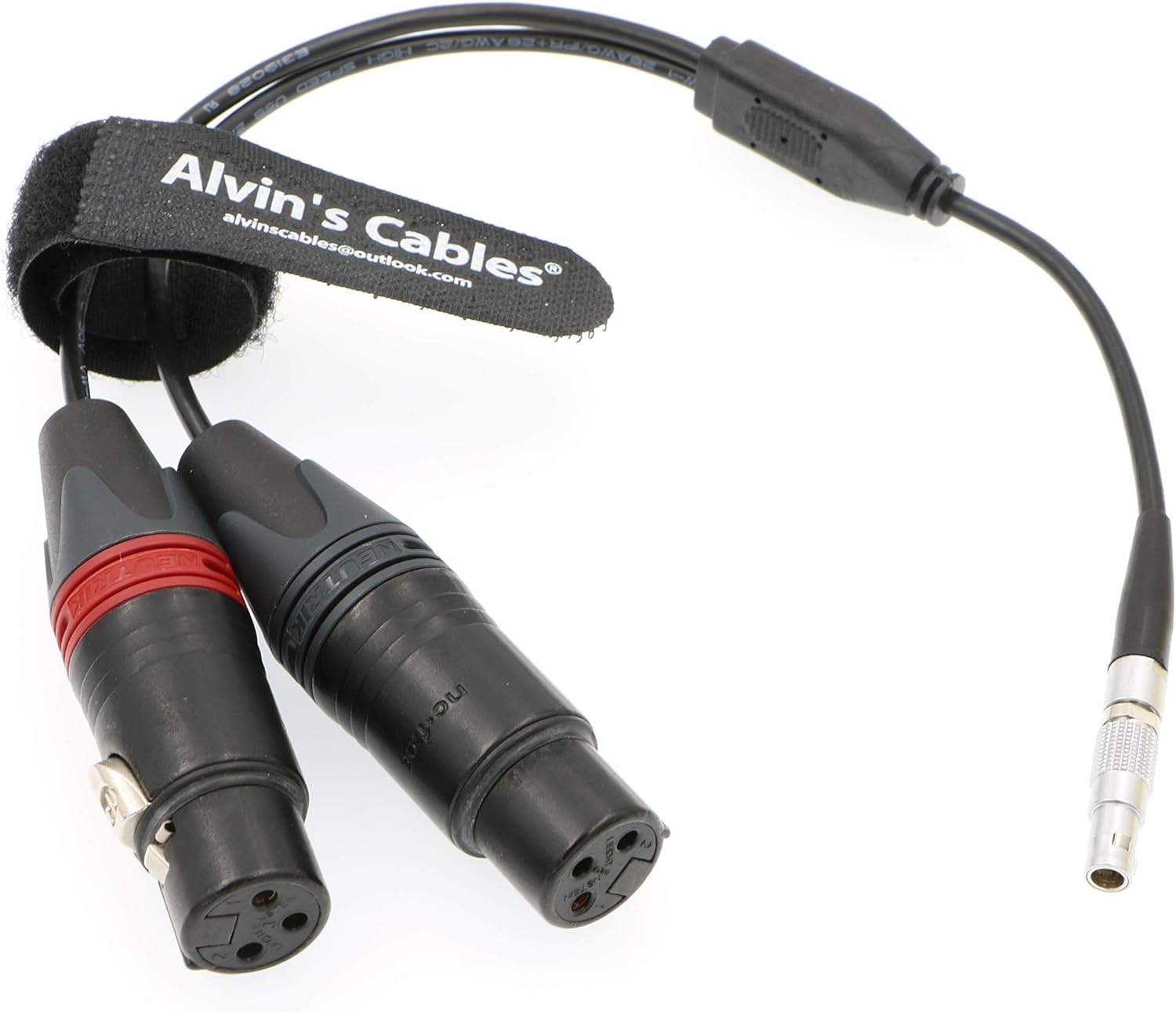 5 Pin Male to Two XLR 3 Pin Female Audio Input Cable O61941