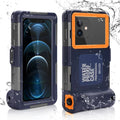 Waterproof Protective Case for Phones Up to 6.9 Inch with Lanyard Y83938