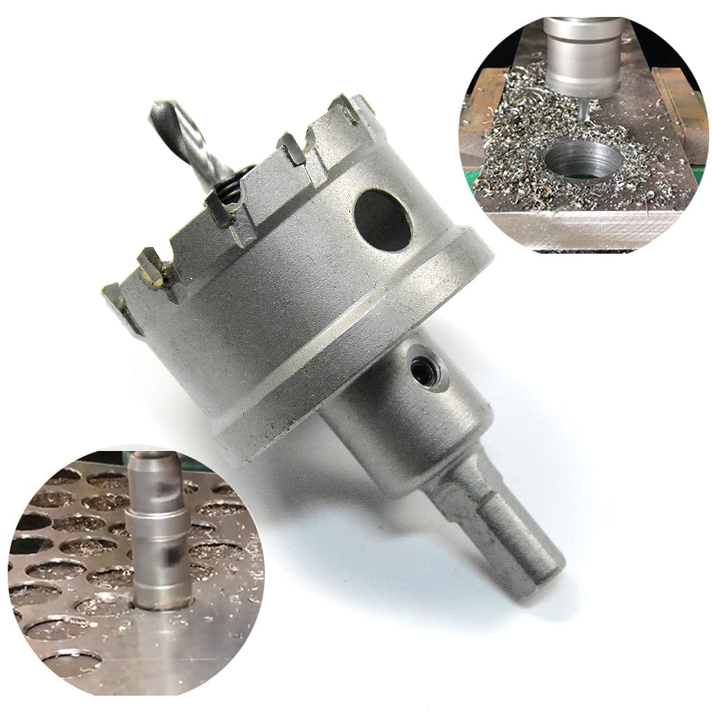 9PCS Carbide Hole Saw Kit 5/8 to 2-1/8 Inch Cutting Diameter Tungsten Carbide Tipped Hole Cutter Set C429560