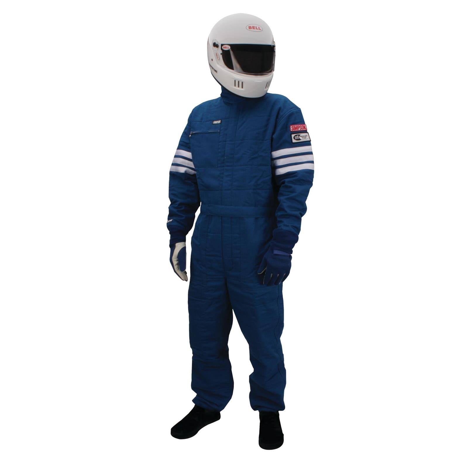 Blue L Nomex Racing Suit P35533
